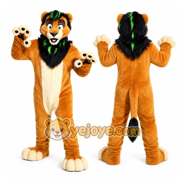 Lion Mascot Costume for Adults Custom Logo Party Character Suit