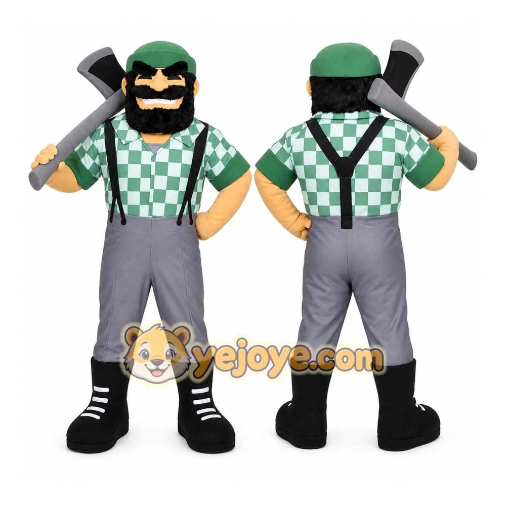 Strongman Mascot Costume for Adults Custom Logo Party Character Suit Strongman Mascot Costume for Adults Custom Logo Party Character Suit
