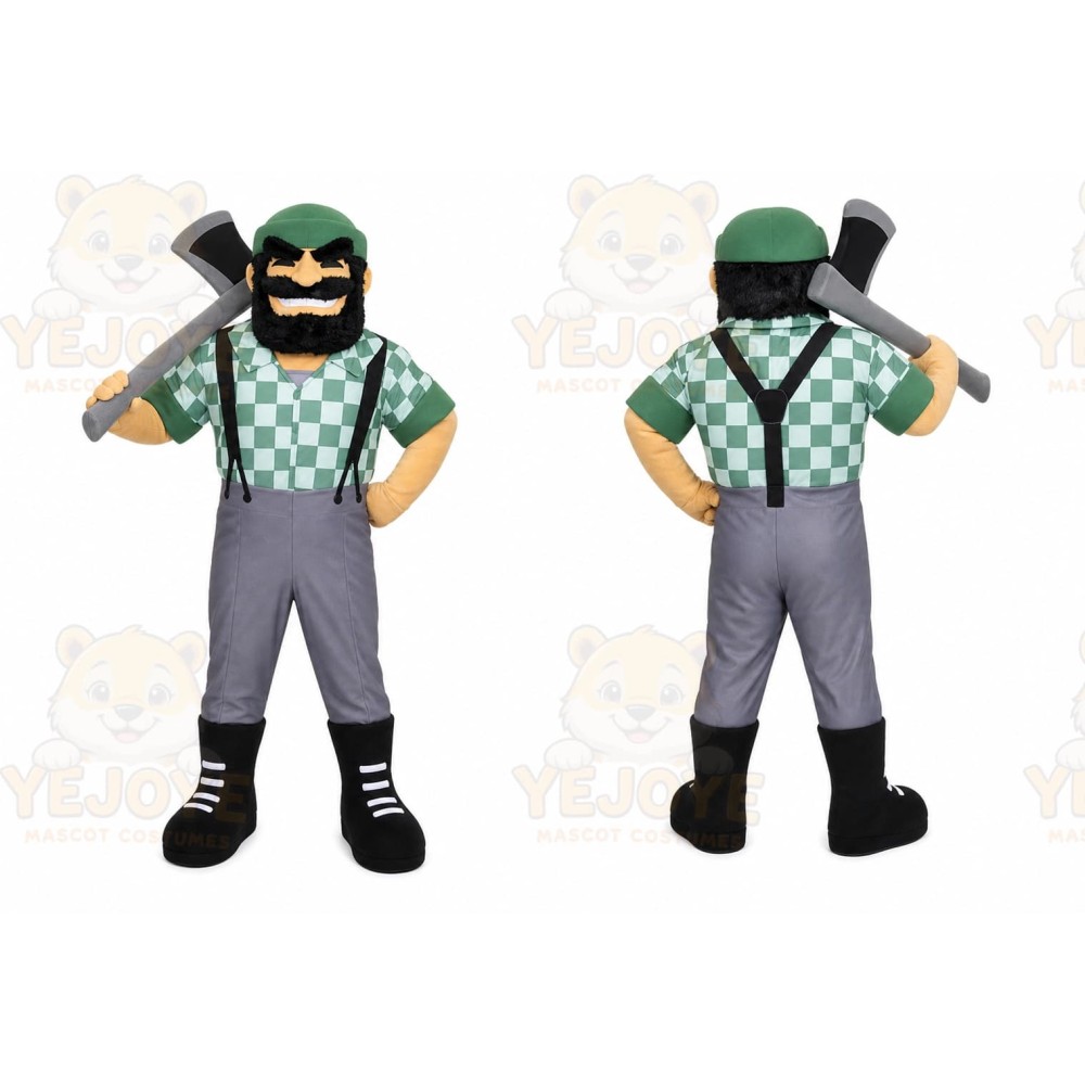 Strongman Mascot Costume for Adults Custom Logo Party Character Suit