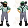 Strongman Mascot Costume for Adults Custom Logo Party Character Suit