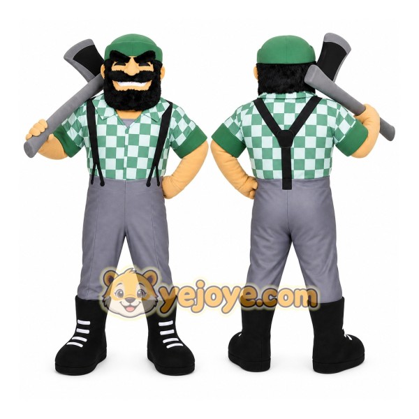 Strongman Mascot Costume for Adults Custom Logo Party Character Suit