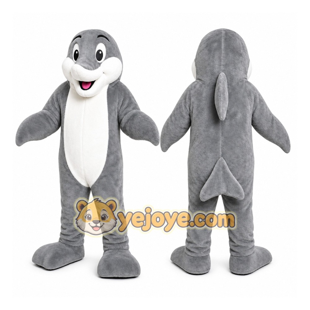 Dolphin Mascot Costume for Adults Custom Logo Party Character Suit Dolphin Mascot Costume for Adults Custom Logo Party Character Suit