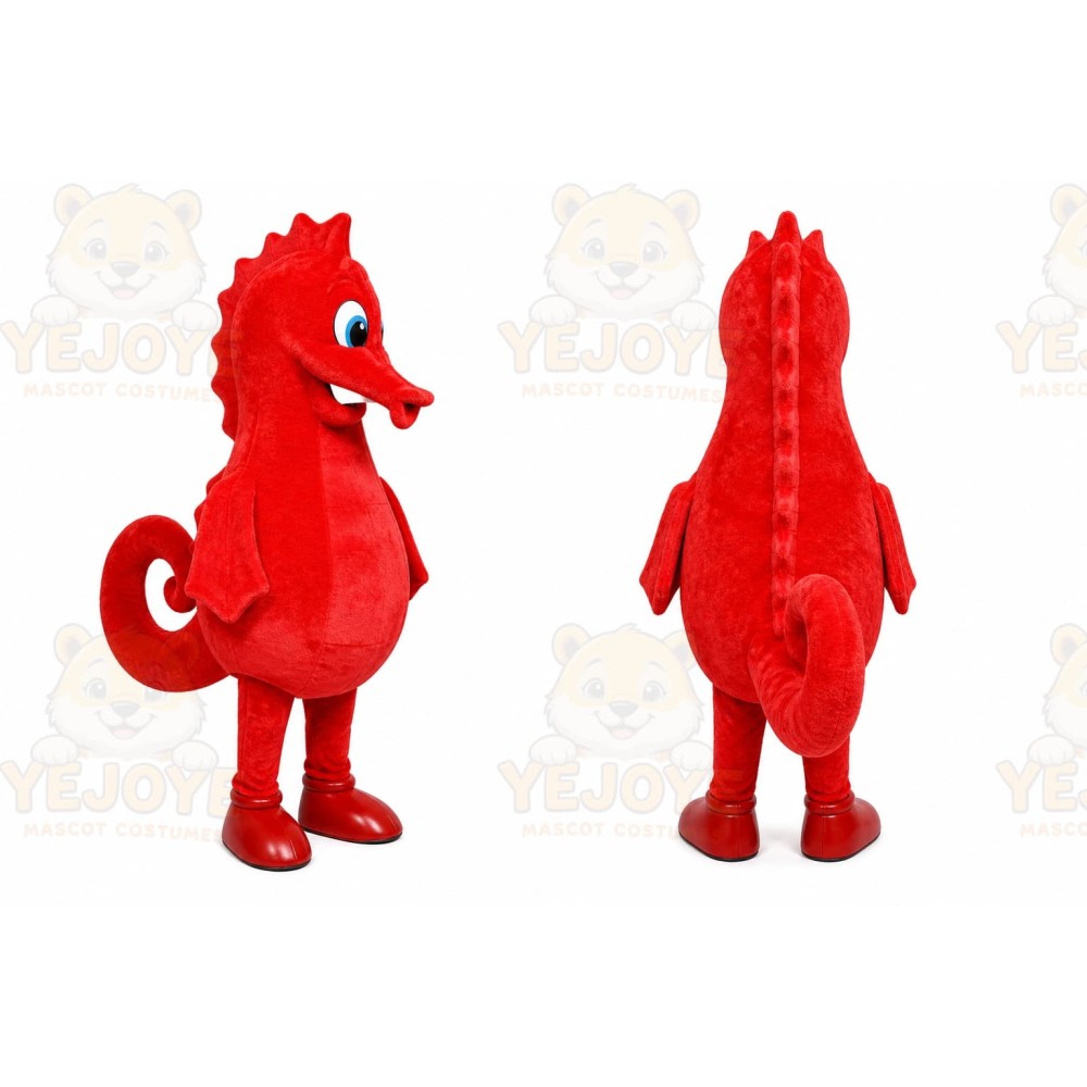 Seahorse Mascot Costume for Adults Custom Logo Party Character Suit