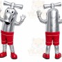 Fire hydrant Mascot Costume for Adults Custom Logo Party Character Suit