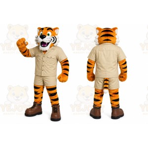 Tiger Mascot Costume for Adults Custom Logo Party Character Suit