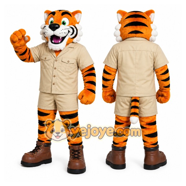 Tiger Mascot Costume for Adults Custom Logo Party Character Suit