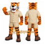 Tiger Mascot Costume for Adults Custom Logo Party Character Suit