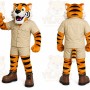 Tiger Mascot Costume for Adults Custom Logo Party Character Suit