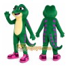 Green Reptile Mascot Costume for Adults Custom Logo Party Character Suit Green Reptile Mascot Costume for Adults Custom Logo Party Character Suit