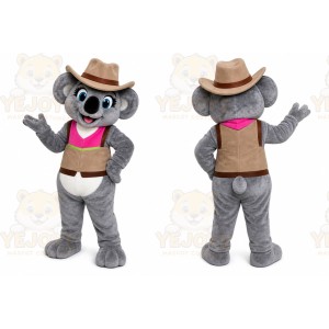 Koala Mascot Costume for Adults Custom Logo Party Character Suit