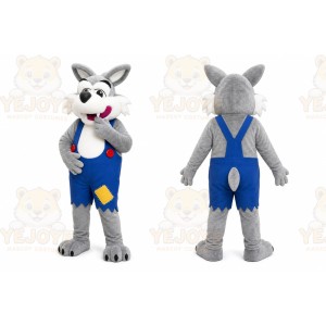 Wolf Mascot Costume for Adults Custom Logo Party Character Suit