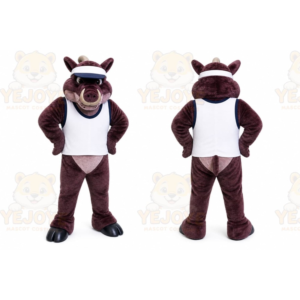 Boar Mascot Costume for Adults Custom Logo Party Character Suit