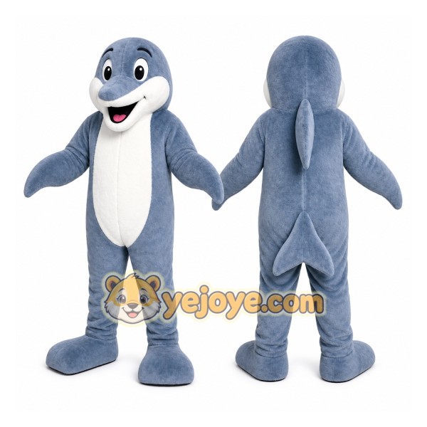 Dolphin Mascot Costume for Adults Custom Logo Party Character Suit