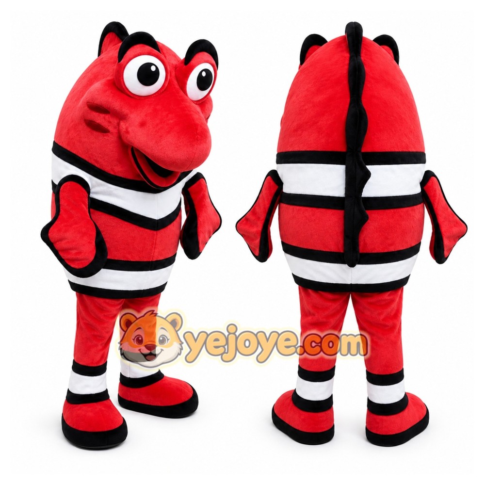 Fish Mascot Costume for Adults Custom Logo Party Character Suit
