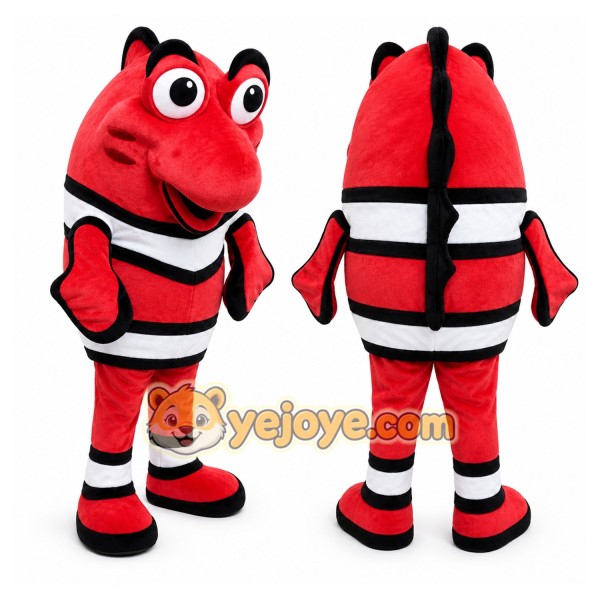 Fish Mascot Costume for Adults Custom Logo Party Character Suit