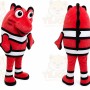 Fish Mascot Costume for Adults Custom Logo Party Character Suit