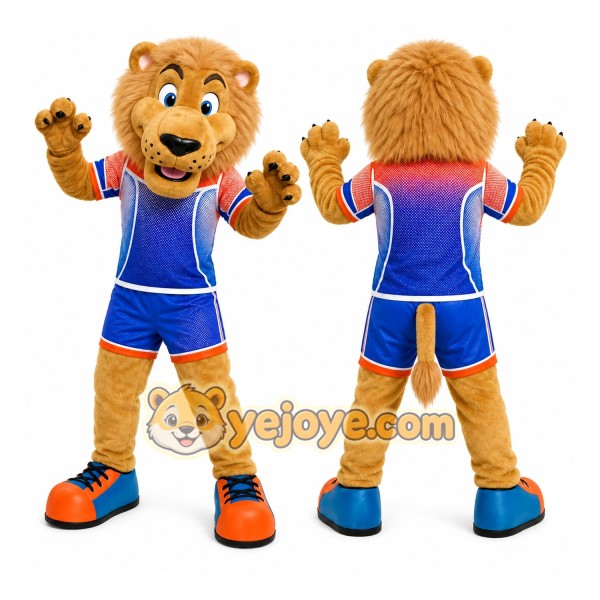 Lion Mascot Costume for Adults Custom Logo Party Character Suit