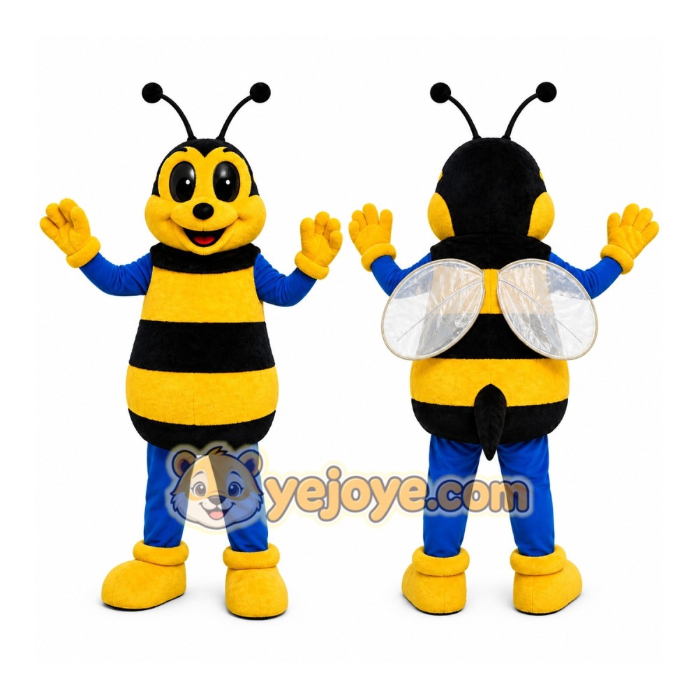 Bee Mascot Costume for Adults Custom Logo Party Character Suit Bee Mascot Costume for Adults Custom Logo Party Character Suit