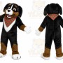 Dog Mascot Costume for Adults Custom Logo Party Character Suit