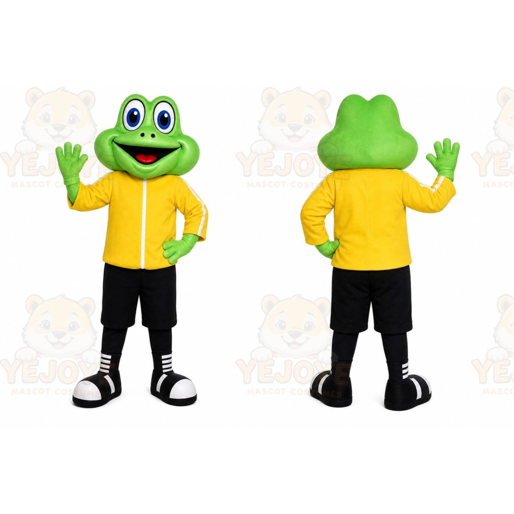 Frog Mascot Costume for Adults Custom Logo Party Character Suit