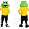Frog Mascot Costume for Adults Custom Logo Party Character Suit