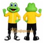 Frog Mascot Costume for Adults Custom Logo Party Character Suit