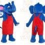 Elephant Mascot Costume for Adults Custom Logo Party Character Suit
