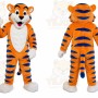 Tiger Mascot Costume for Adults Custom Logo Party Character Suit