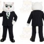 Cat Mascot Costume for Adults Custom Logo Party Character Suit