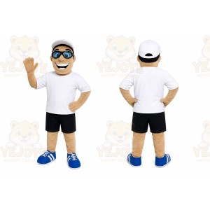Boy Mascot Costume for Adults Custom Logo Party Character Suit