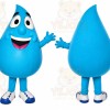 Drop Mascot Costume for Adults Custom Logo Party Character Suit