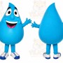 Drop Mascot Costume for Adults Custom Logo Party Character Suit