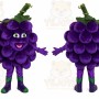 Grape Mascot Costume for Adults Custom Logo Party Character Suit