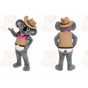Koala Mascot Costume for Adults Custom Logo Party Character Suit