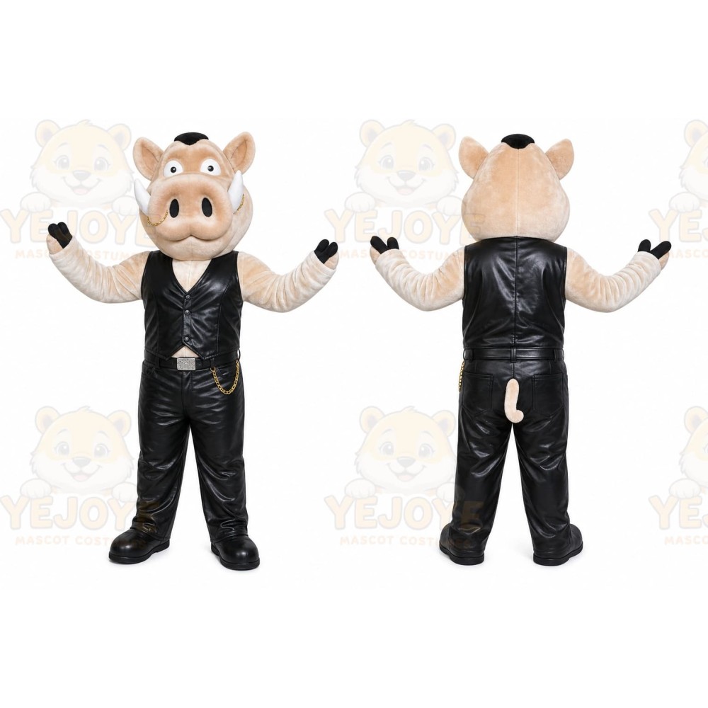 Pig Mascot Costume for Adults Custom Logo Party Character Suit