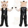 Pig Mascot Costume for Adults Custom Logo Party Character Suit