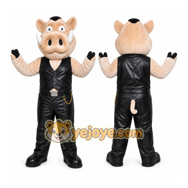 Pig Mascot Costume for Adults Custom Logo Party Character Suit