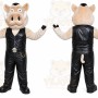 Pig Mascot Costume for Adults Custom Logo Party Character Suit
