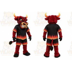 Bull Mascot Costume for Adults Custom Logo Party Character Suit