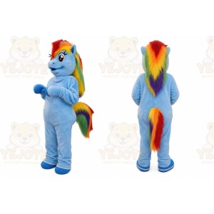 Pony Mascot Costume for Adults Custom Logo Party Character Suit
