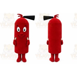 Fire Extinguisher Mascot Costume for Adults Custom Logo Party Character Suit