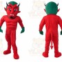 Devil Mascot Costume for Adults Custom Logo Party Character Suit