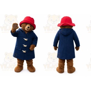 Bear Mascot Costume for Adults Custom Logo Party Character Suit
