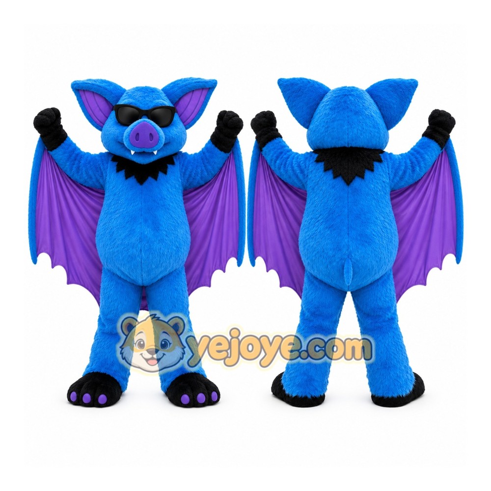 Bat Mascot Costume for Adults Custom Logo Party Character Suit Bat Mascot Costume for Adults Custom Logo Party Character Suit