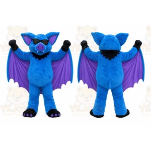 Bat Mascot Costume for Adults Custom Logo Party Character Suit