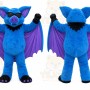 Bat Mascot Costume for Adults Custom Logo Party Character Suit