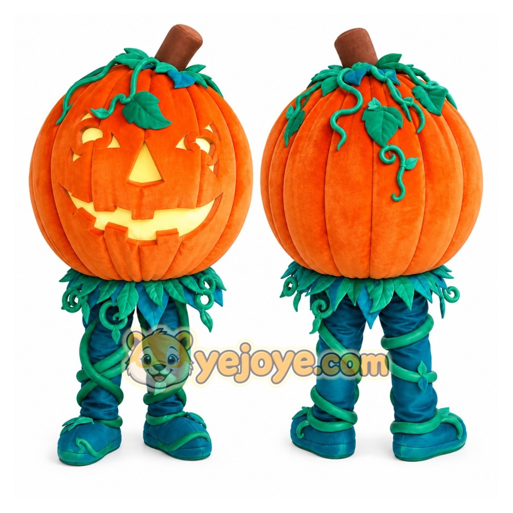 Pumpkin Mascot Costume for Adults Custom Logo Party Character Suit Pumpkin Mascot Costume for Adults Custom Logo Party Character Suit