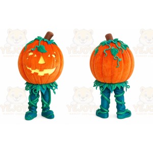 Pumpkin Mascot Costume for Adults Custom Logo Party Character Suit