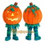 Pumpkin Mascot Costume for Adults Custom Logo Party Character Suit