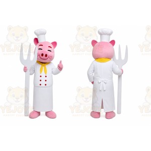 Pig Mascot Costume for Adults Custom Logo Party Character Suit